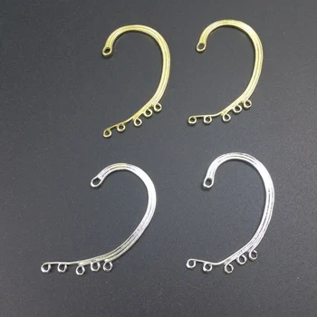 4 kom./lot 30x52 mm porozne naušnice veza rotirajući krunica nakit pribor pribor za uši nakit materijala