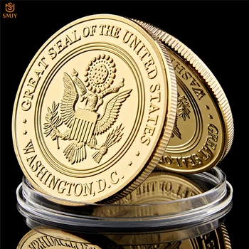 Agencija za nacionalnu sigurnost SAD-a u Washingtonu.D. C Novost zlatnik sa pozivom Zbirka novca American Eagle