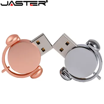 JASTER Slatka Mini-Metalni USB 2.0 Besplatan Custom LOGO USB Flash disk od 64 GB, 32 GB, 16 GB i 8 GB USB Flash drive s Ručkom Lijep Suvenir poklon