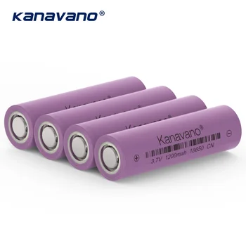 Kanavano Originalni kvalitetne litij-ionske punjive baterije 18650 1200 mah baterija 3,7 v i punjive baterije za led svjetiljke