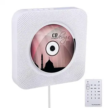 (napomena) 4 boje vilica SAD/EU/Uk Prijenosni CD-player Zid daljinski Upravljač Bluetooth FM radio, HiFi Zvučnika USB i 3,5 mm
