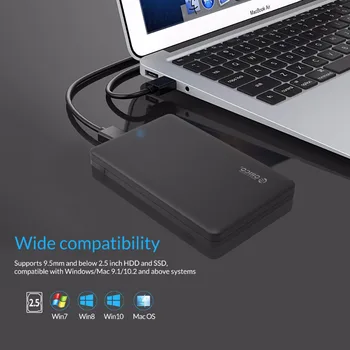 ORICO SATA 3,0 do USB3.0 Vanjsko Kućište tvrdog diska od 2,5-inčni tvrdi disk s prilagodnikom za hard disk Seagate Samsung SSD HDD