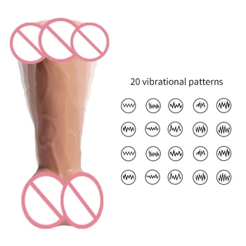 Seks-igračke za žene Veliki Dildo sisanje čaša Realan Mekan Silikon Muški Umjetni penis Dildo Vibrator Ženski Masturbator G Spot